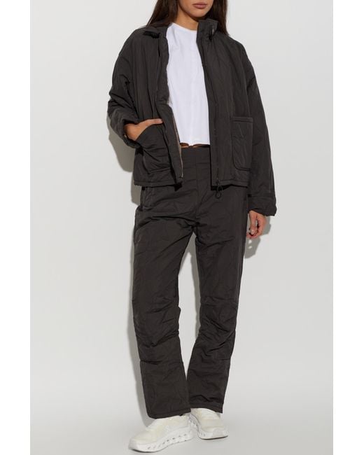 Rethinkit Studios Black Jacket With A Stand-Up Collar