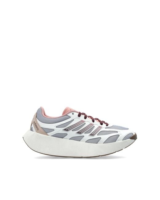 Adidas Originals White Sports Shoes "Adizero Aruku"