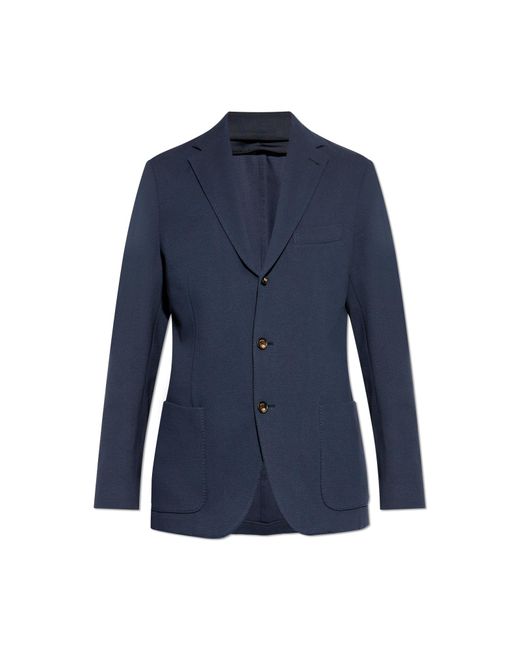 Eleventy Blue Double-Layered Blazer for men