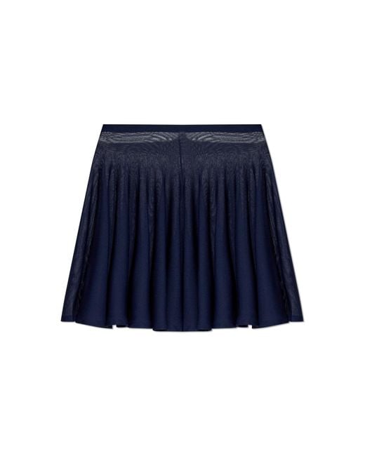 Alaïa Blue Transparent Skirt