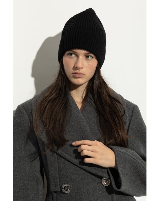 Dolce & Gabbana Black Wool Beanie