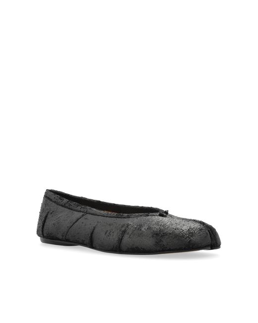 Maison Margiela Black Tabi Toe Ballerinas