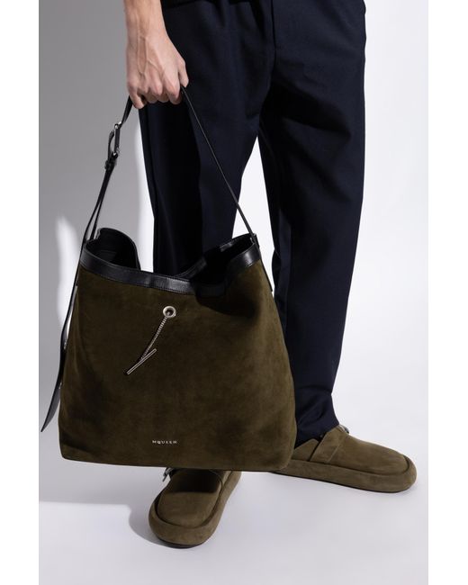Alexander McQueen Green Bag Pandant for men