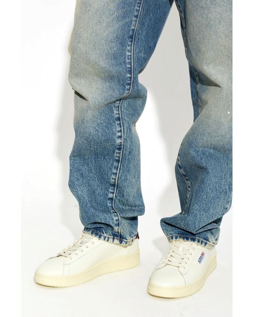 Autry White 'Dellas' Sports Shoes for men