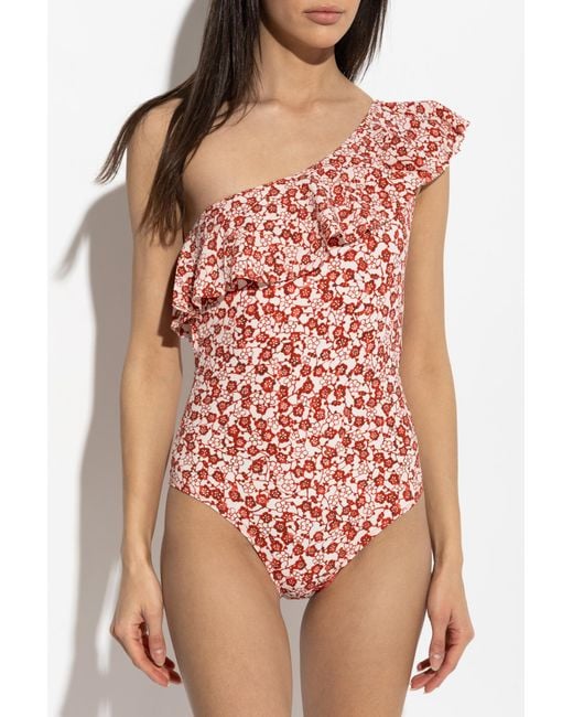Isabel Marant White One-Piece Swimsuit "Sicilya"