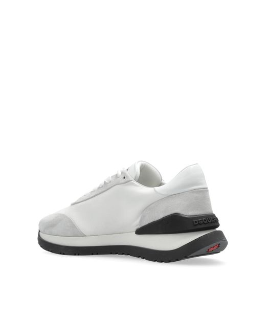 DSquared² White Sports Shoes 'Running' for men