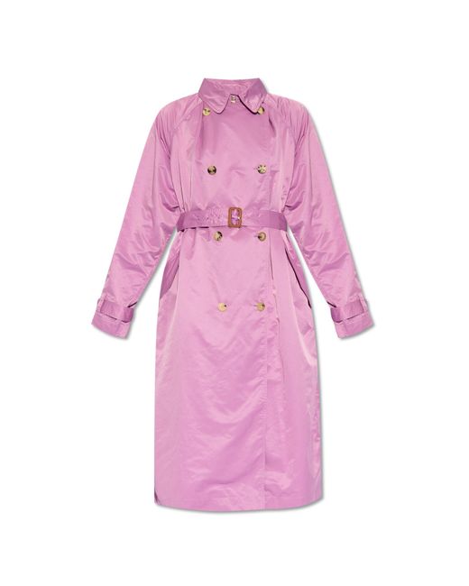 Isabel Marant Pink 'edenna' Trench Coat,