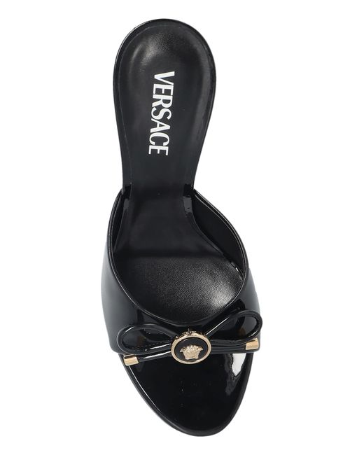 Versace Natural Heeled Mules