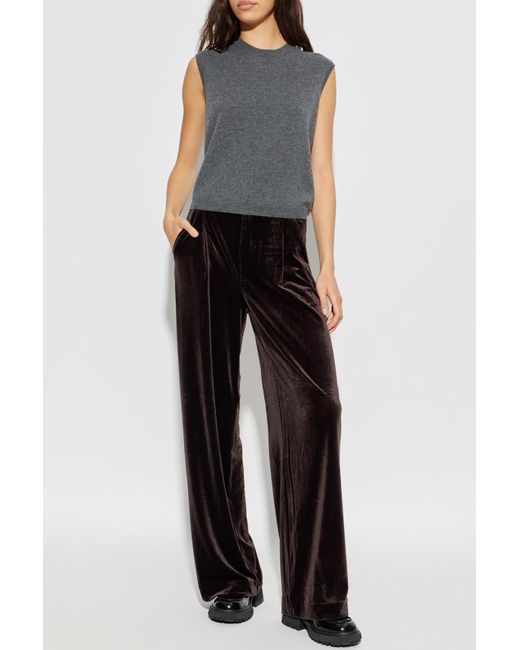 Ferragamo Gray Cashmere Vest