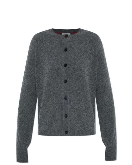Ferragamo Gray Cashmere Cardigan