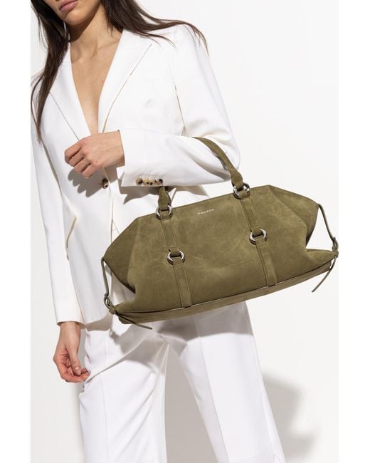 McQueen Green 'Farringdon Medium' Handheld Bag