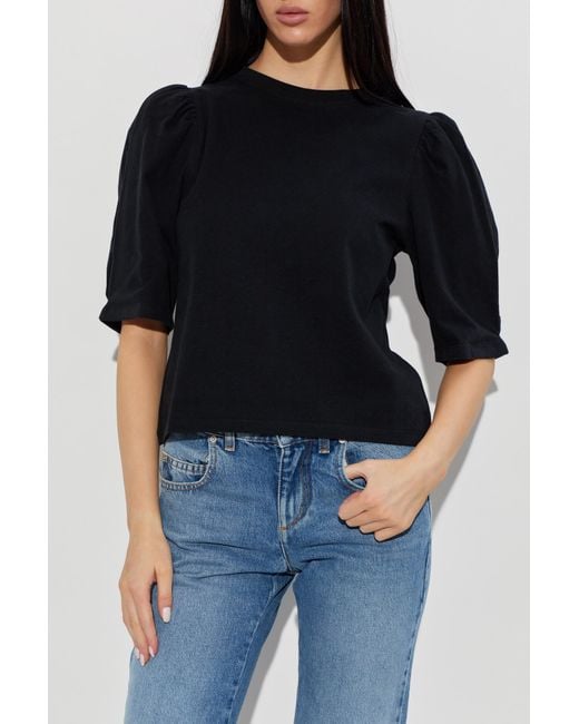 Isabel Marant Blue T-Shirt 'Maeliss'