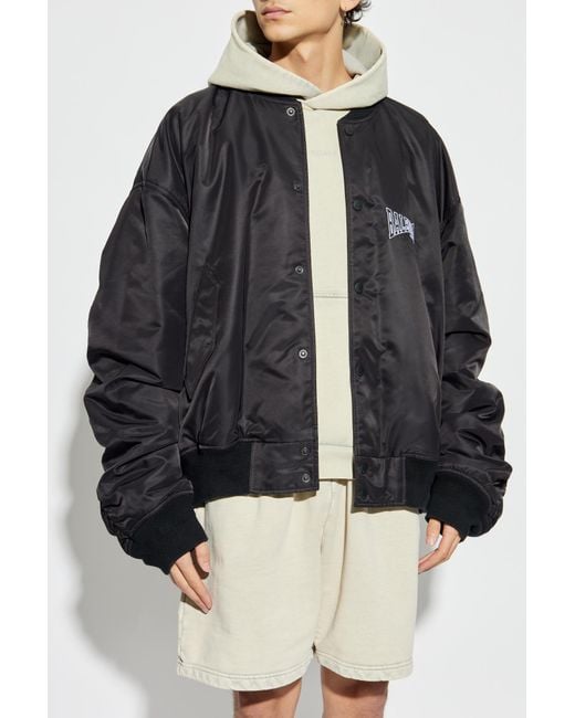 Balenciaga Black Jacket Type Bomber for men