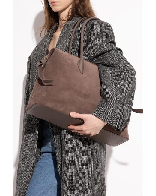 Yuzefi Brown 'Large Brioche' Bag