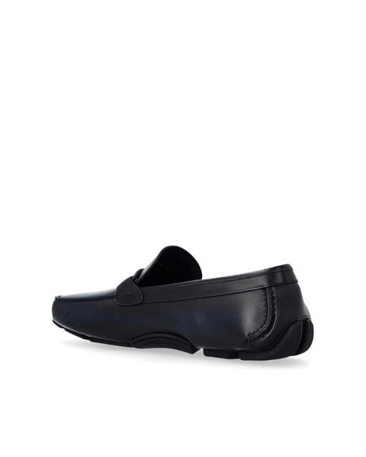 Ferragamo Black Loafers Front for men
