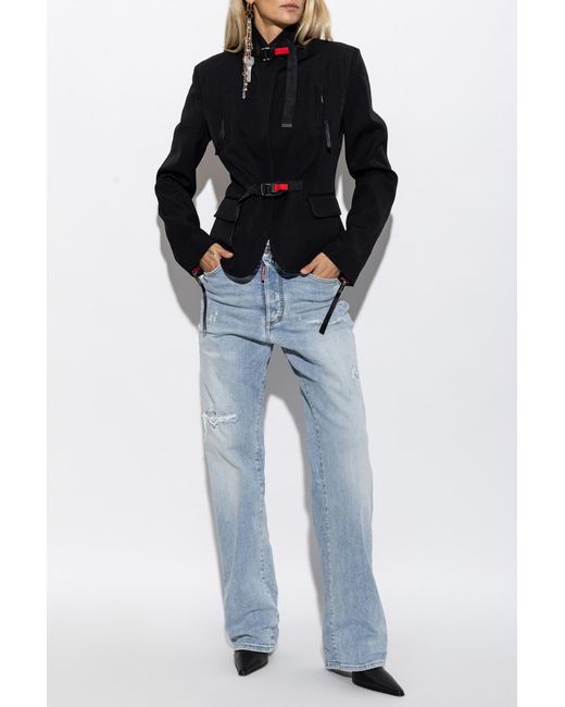 DSquared² Blue Wool Blazer