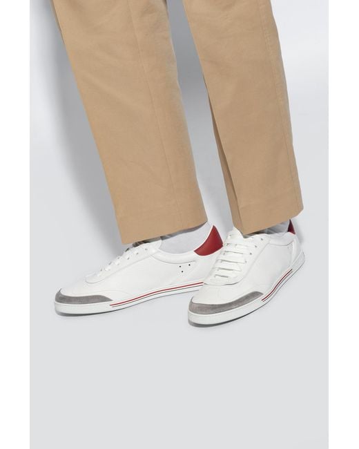 Dolce & Gabbana White 'Saint Tropez' Sneakers for men