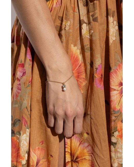 Jimmy Choo Metallic Charm Bracelet