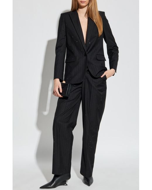 Zadig & Voltaire Black Trousers 'Puros'