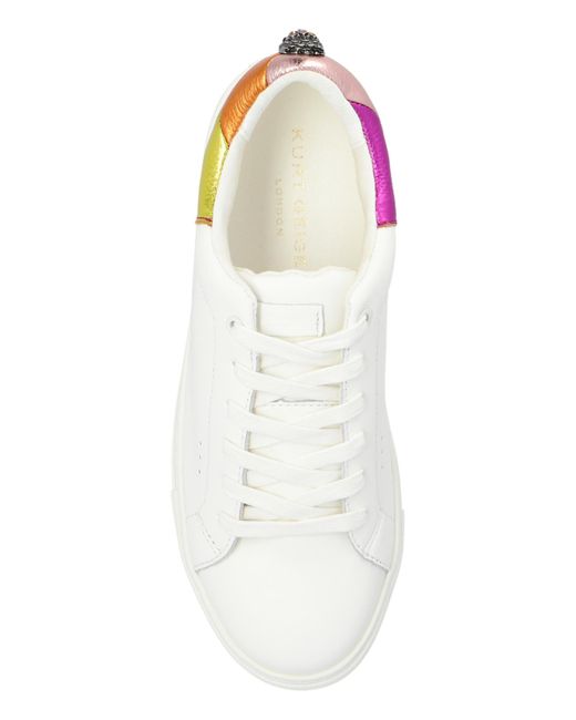 Kurt Geiger White Sports Shoes With Logo