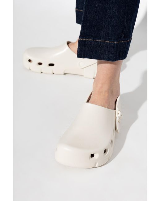 Birkenstock White Shoes Birki Flow Eva