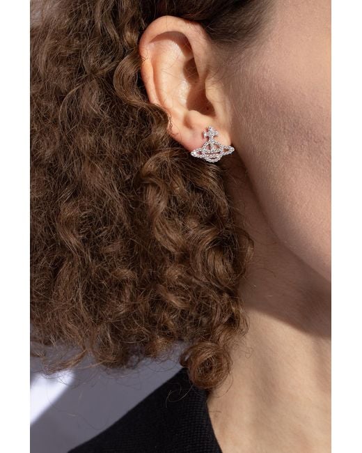 Vivienne Westwood Metallic Silver Earrings