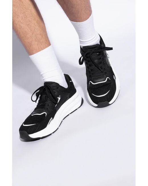 EA7 Black Sports Shoes for men