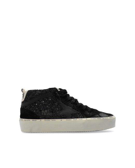 Golden Goose Deluxe Brand Black Ankle-high Sneakers 'hi Mid Star Classic',