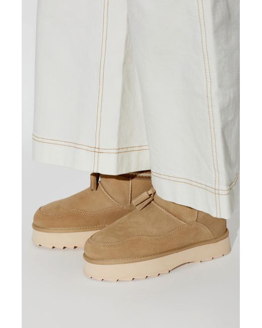 EMU Brown Suede Snow Boots 'Mim' On Platform
