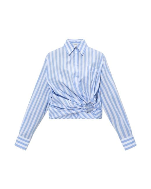 Sportmax Blue Top "Palmizi"