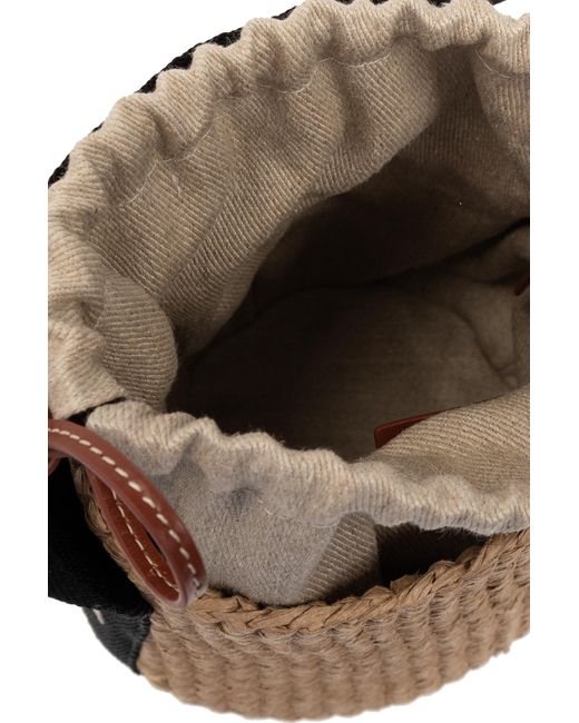 Chloé Natural 'Woody Small' Bucket Shoulder Bag
