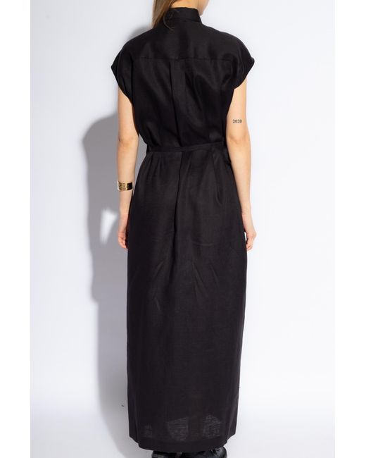 Fabiana Filippi Black Linen Dress,