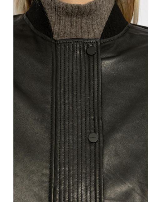 AllSaints Black Leather Jacket Sofi