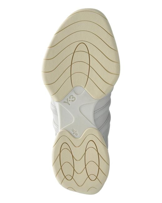 Y-3 White High-Top Sports Shoes 'Regu 2002 Hi'