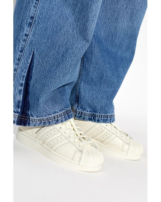 Adidas Originals White 'Superstar Ii' Sports Shoes