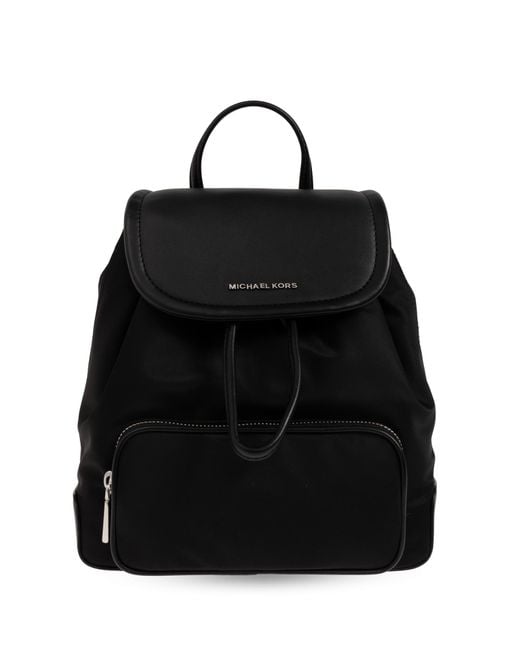 MICHAEL Michael Kors Black Backpack With 'Cara Small' Logo