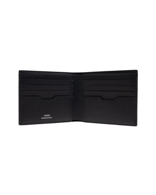 Amiri Black Leather Wallet for men