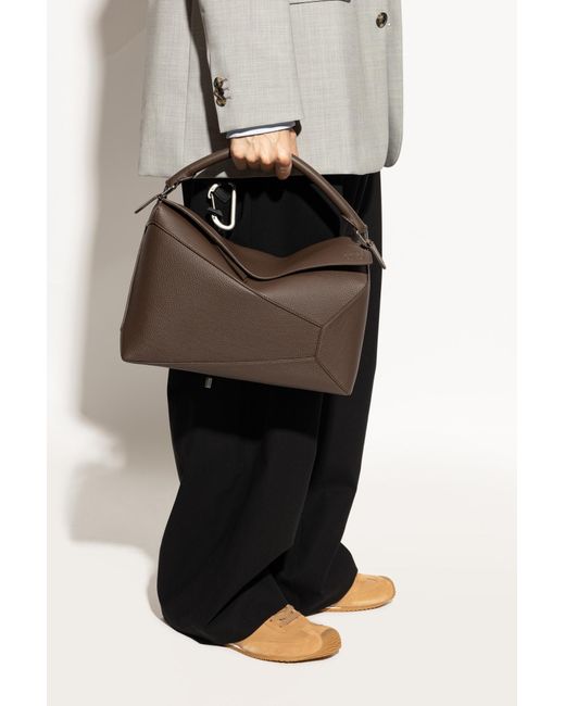 Loewe Brown Handbag "puzzle Edge New Large", for men