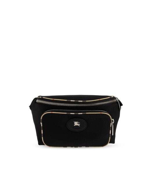 Burberry Black Belt Bag With Logo for men