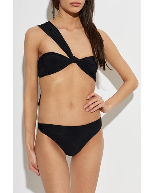 Balmain Black Two-Piece Swimsuit