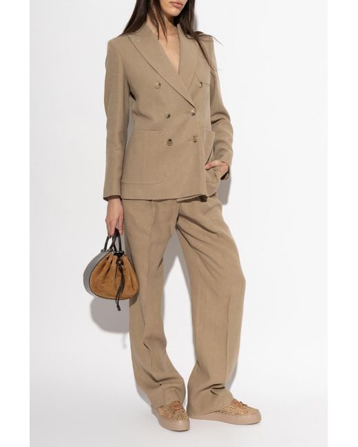 Max Mara Natural 'Abate' Trousers