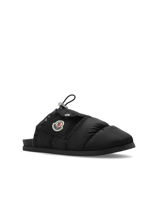 Moncler Black Slides Mon Pocket
