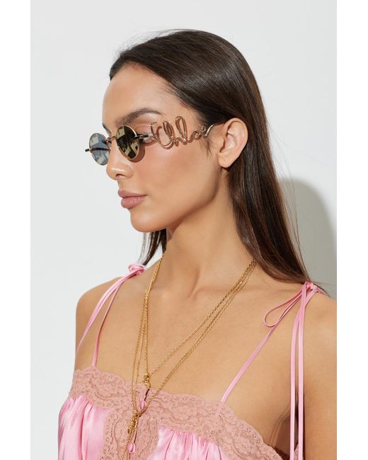 Chloé Metallic Sunglasses