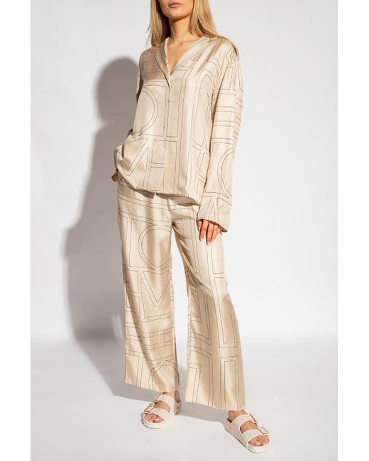 Totême  Natural Silk Pajama Top