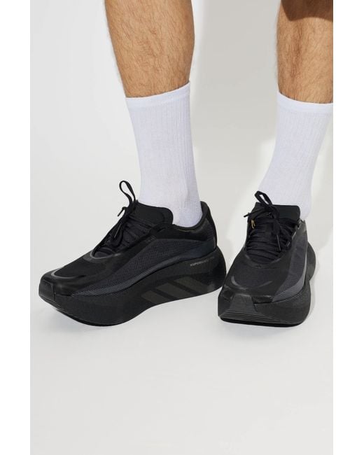 Adidas Originals Black 'Hyperboost Edge' Sports Shoes for men