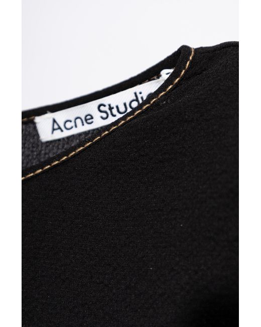 Acne Black Sleeveless Dress