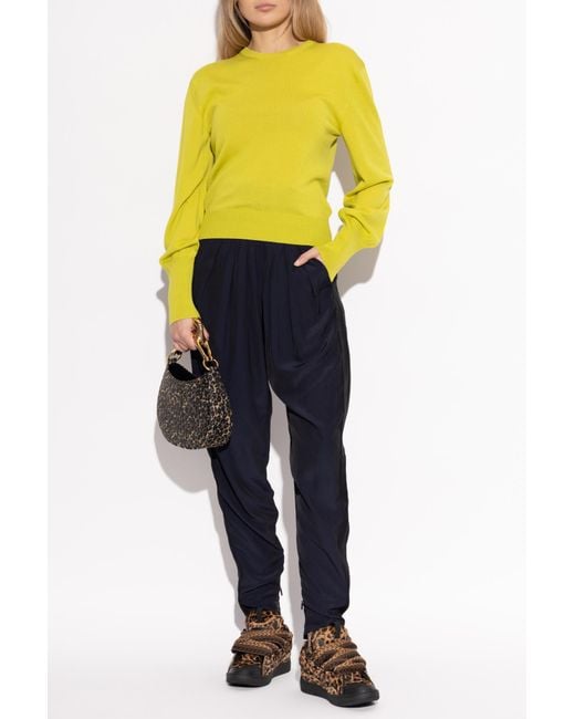 Lanvin Yellow Wool Sweater