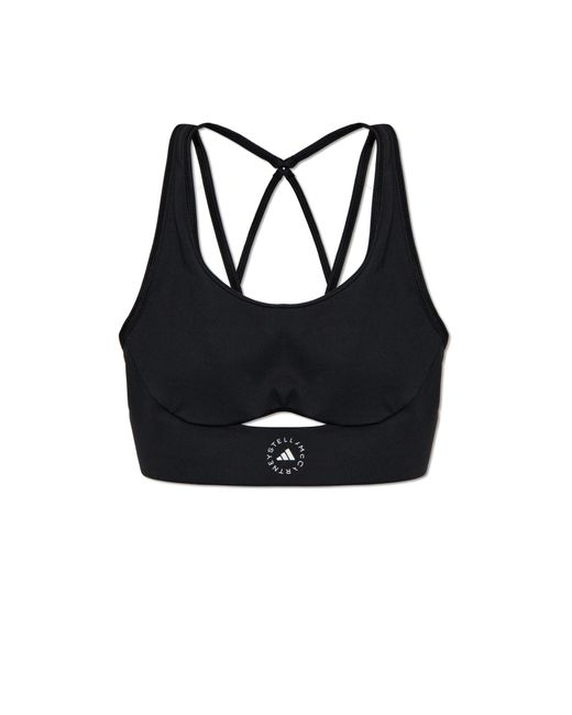 Adidas By Stella McCartney Black Sports Bra