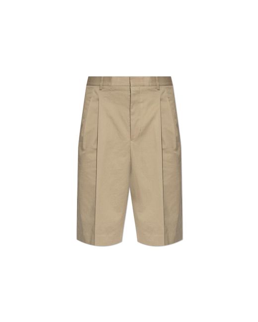 AMI Natural Shorts With Pockets for men
