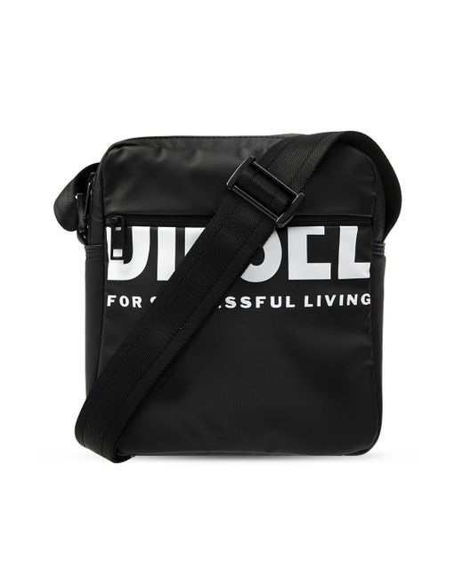 DIESEL Black Logo 't-bold' Shoulder Bag for men